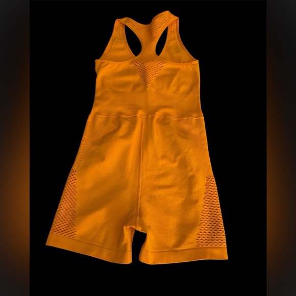 Offline by Aerie bright orange seamless jumpsuit - Picture 2 of 3